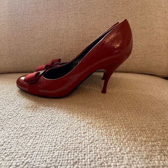 Ferragamo Vera Bow Pump shoes size 6 1/2 - Picture 3 of 5